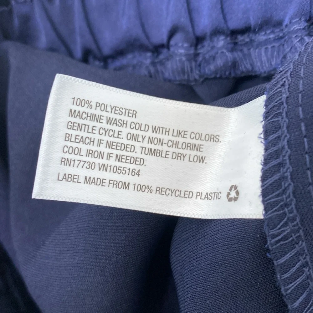 A New Day Women's Satin Blue Shorts - Picture 4 of 4